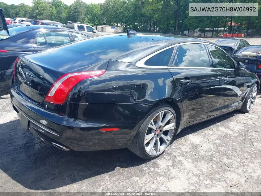2017 Jaguar Xj Xjl Portfolio VIN: SAJWA2G70H8W04992 Lot: 42228124