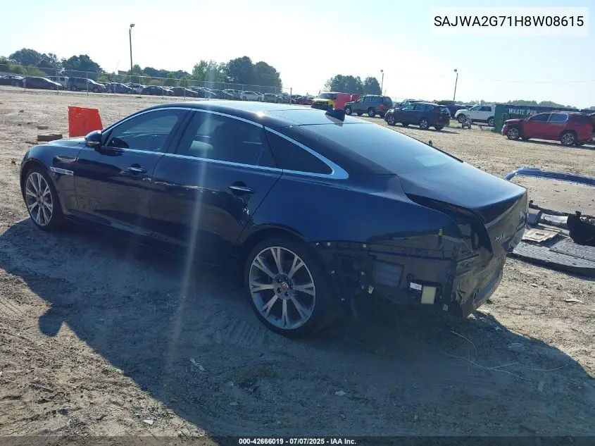 2017 Jaguar Xj Xjl Portfolio VIN: SAJWA2G71H8W08615 Lot: 42666019