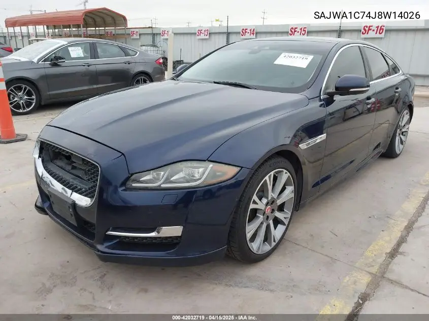 2018 Jaguar Xj R-Sport VIN: SAJWA1C74J8W14026 Lot: 42032719