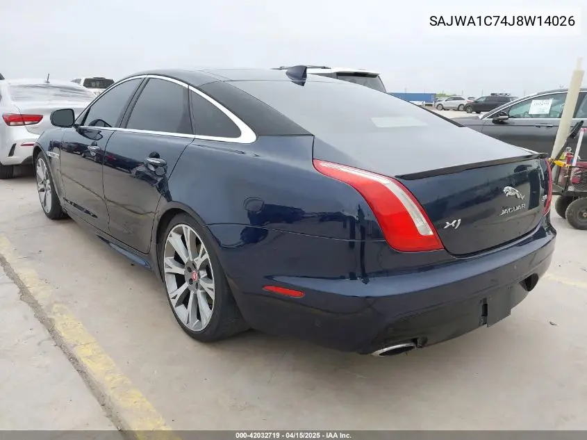 2018 Jaguar Xj R-Sport VIN: SAJWA1C74J8W14026 Lot: 42032719