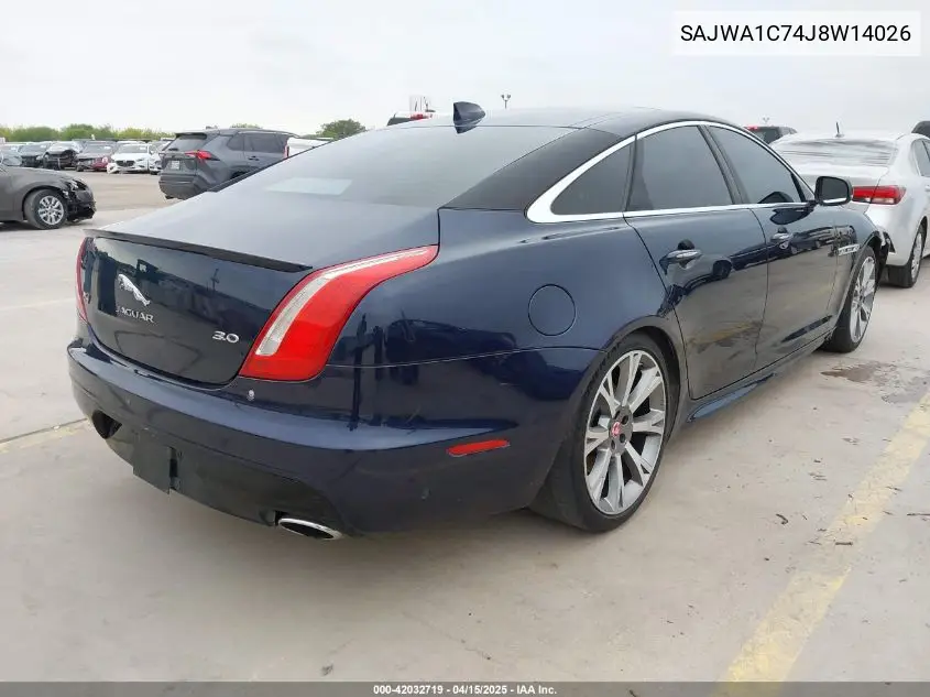 2018 Jaguar Xj R-Sport VIN: SAJWA1C74J8W14026 Lot: 42032719