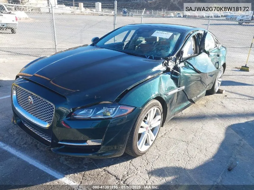 2019 Jaguar Xj Xj50 V6/Xjl Portfolio VIN: SAJWA2G70K8W18172 Lot: 41301895