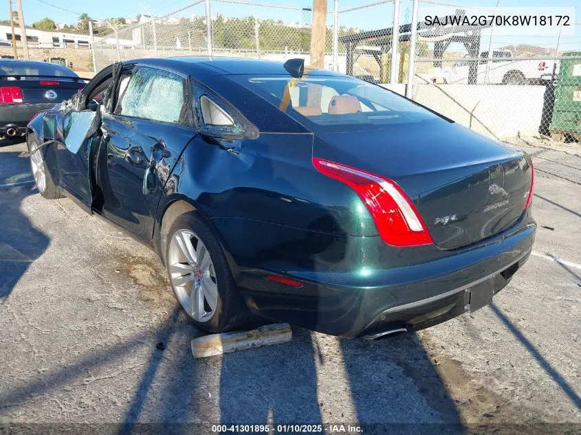 2019 Jaguar Xj Xj50 V6/Xjl Portfolio VIN: SAJWA2G70K8W18172 Lot: 41301895