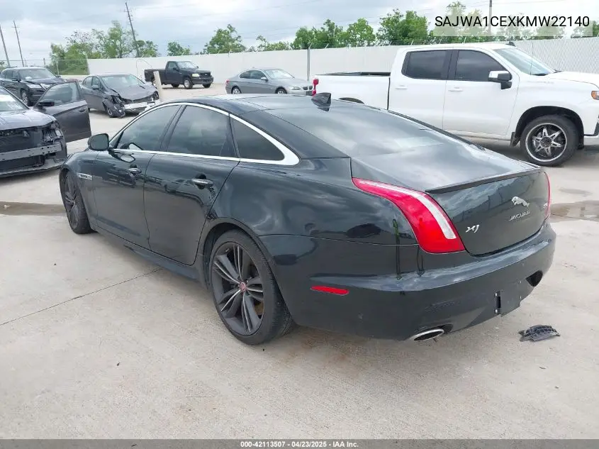 2019 Jaguar Xj Supercharged VIN: SAJWA1CEXKMW22140 Lot: 42113507