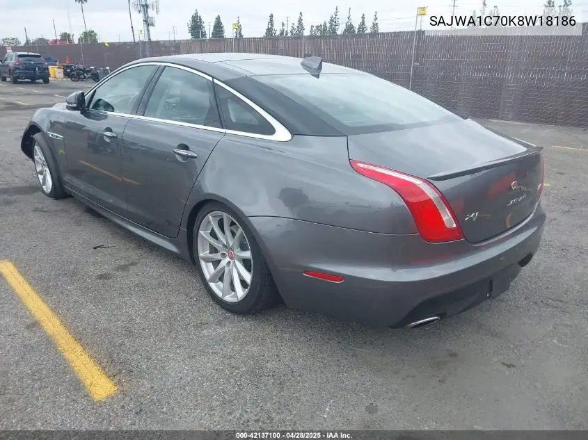 2019 Jaguar Xj R-Sport VIN: SAJWA1C70K8W18186 Lot: 42137100