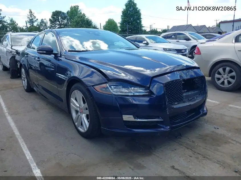 2019 Jaguar Xj R-Sport VIN: SAJWJ1CD0K8W20865 Lot: 42206084