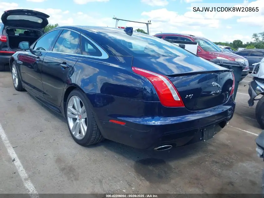 2019 Jaguar Xj R-Sport VIN: SAJWJ1CD0K8W20865 Lot: 42206084