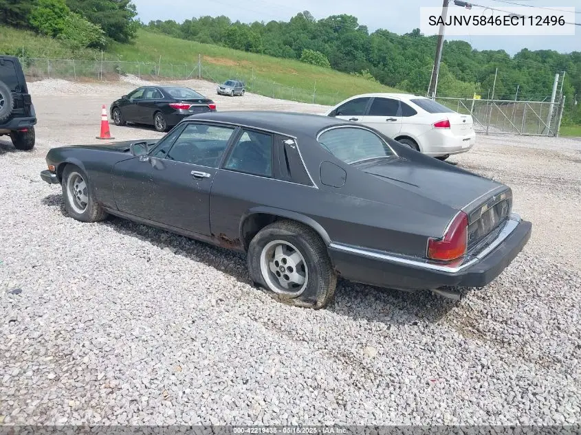 1984 Jaguar Xjs VIN: SAJNV5846EC112496 Lot: 42219438