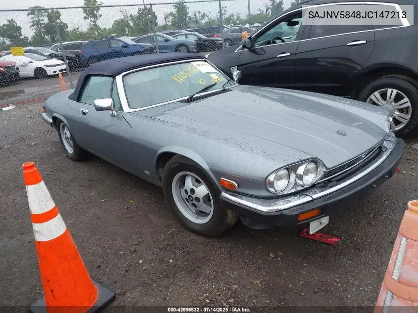 1988 Jaguar Xjs VIN: SAJNV5848JC147213 Lot: 42696532