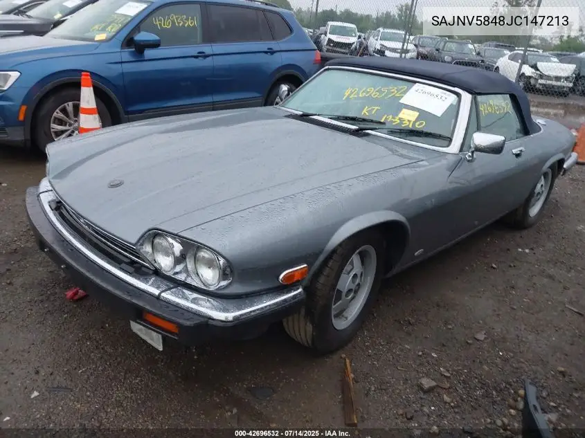 1988 Jaguar Xjs VIN: SAJNV5848JC147213 Lot: 42696532