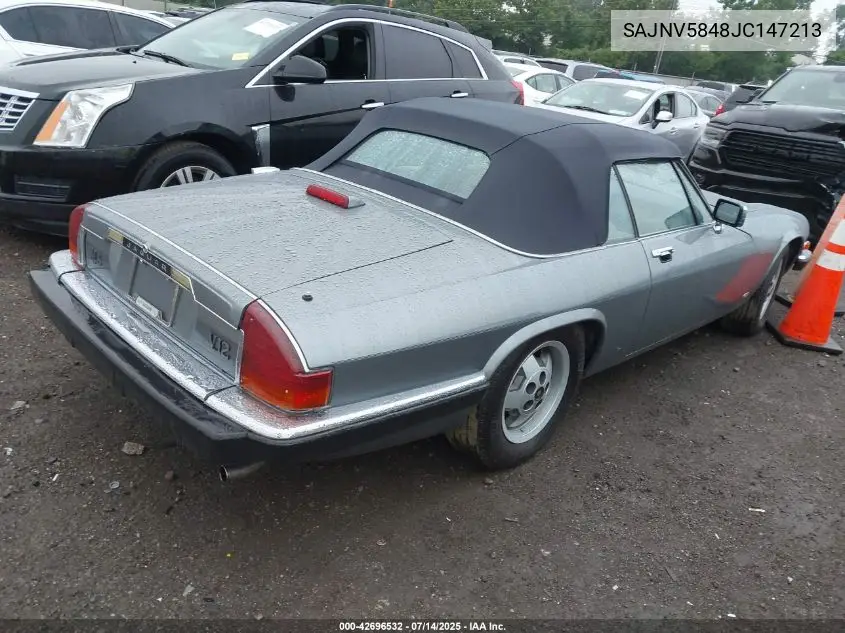 1988 Jaguar Xjs VIN: SAJNV5848JC147213 Lot: 42696532
