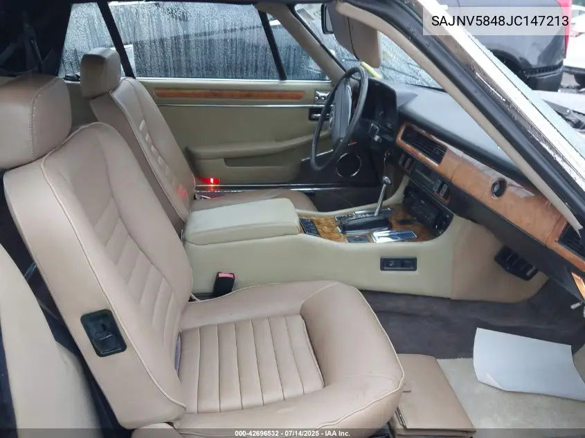 1988 Jaguar Xjs VIN: SAJNV5848JC147213 Lot: 42696532