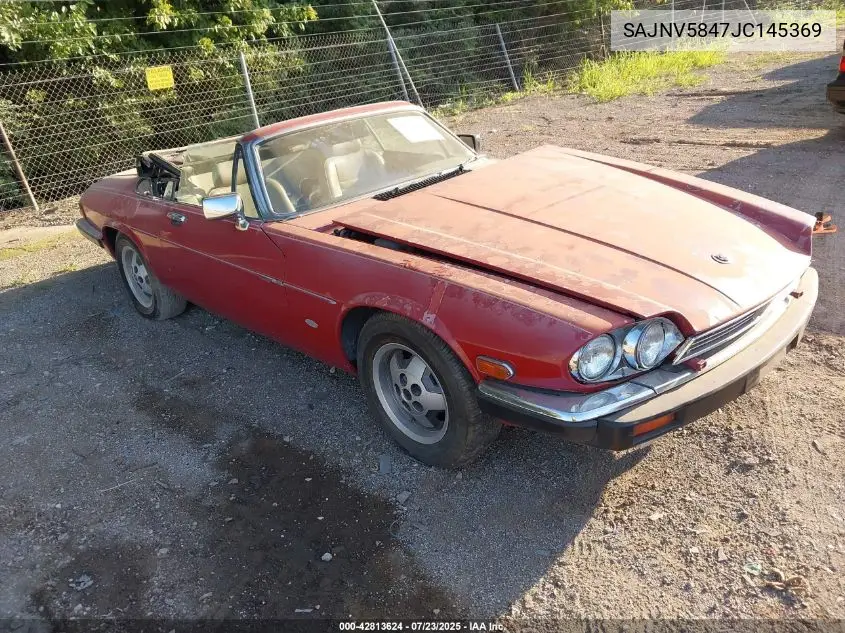1988 Jaguar Xjs VIN: SAJNV5847JC145369 Lot: 42813624