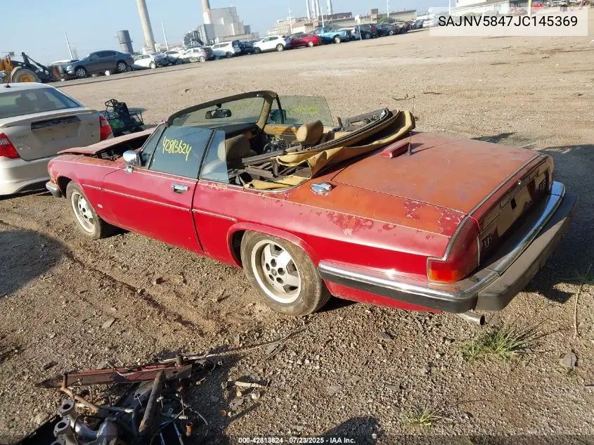 1988 Jaguar Xjs VIN: SAJNV5847JC145369 Lot: 42813624