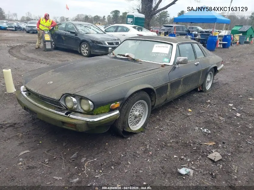 1989 Jaguar Xjs VIN: SAJNY584XKC163129 Lot: 42045030