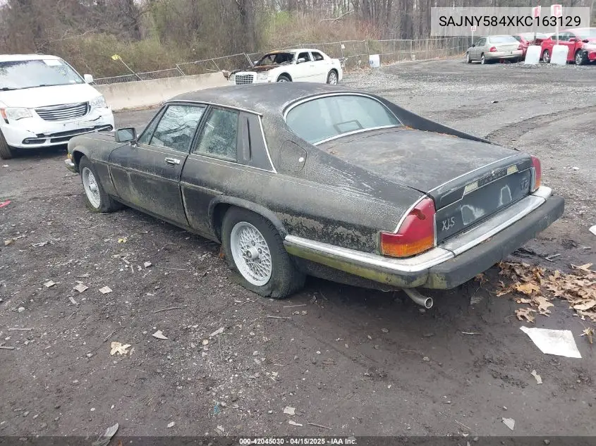 1989 Jaguar Xjs VIN: SAJNY584XKC163129 Lot: 42045030