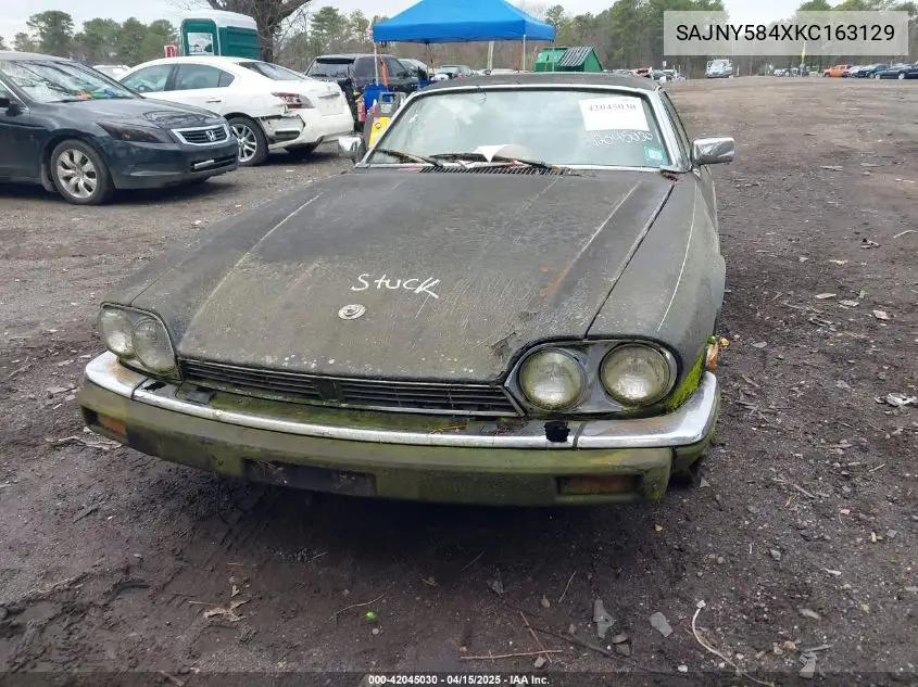1989 Jaguar Xjs VIN: SAJNY584XKC163129 Lot: 42045030