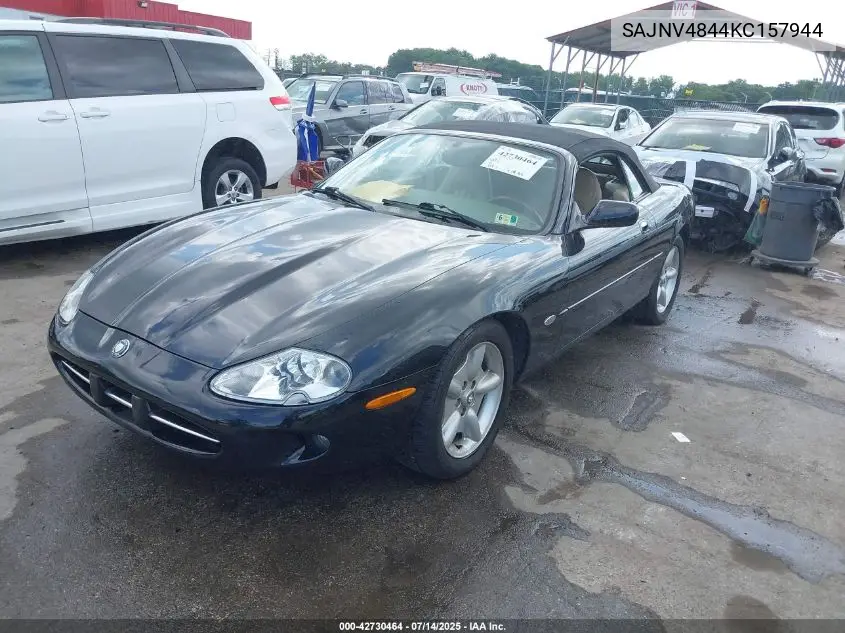 1989 Jaguar Xjs VIN: SAJNV4844KC157944 Lot: 42730464