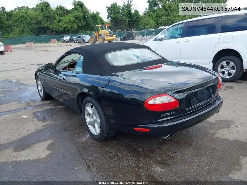1989 Jaguar Xjs VIN: SAJNV4844KC157944 Lot: 42730464