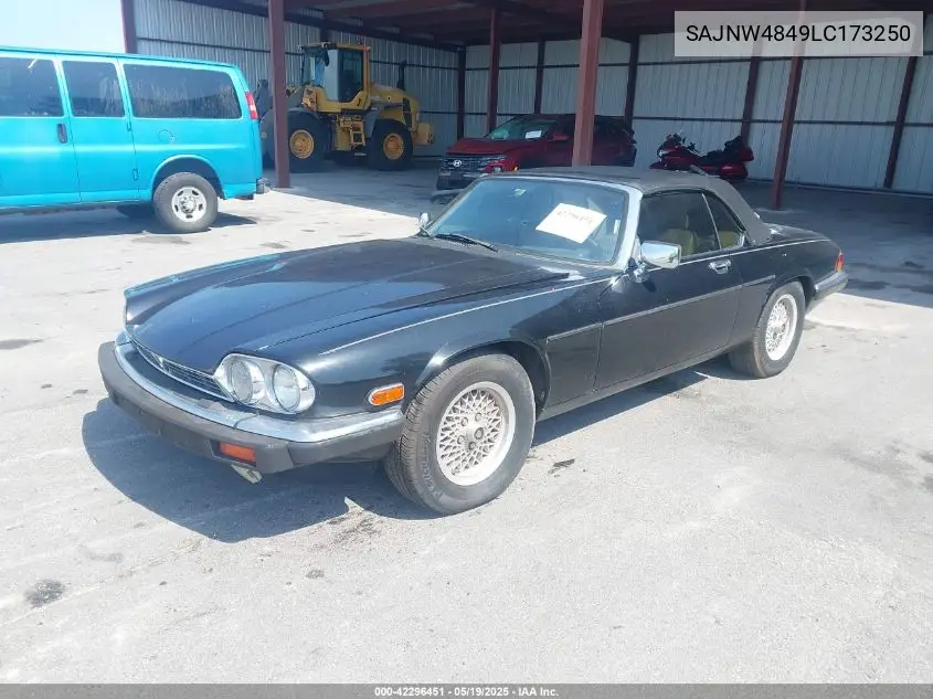 1990 Jaguar Xjs VIN: SAJNW4849LC173250 Lot: 42296451