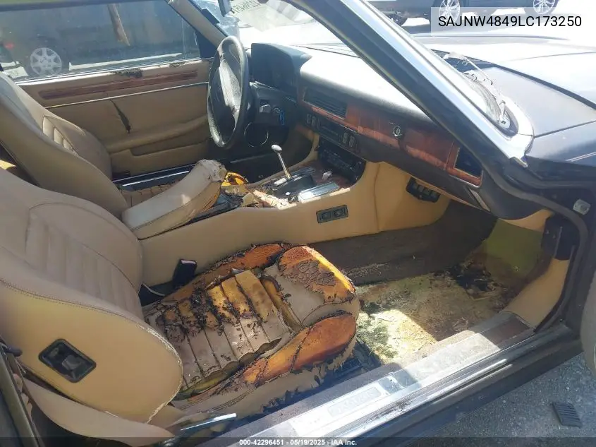 1990 Jaguar Xjs VIN: SAJNW4849LC173250 Lot: 42296451