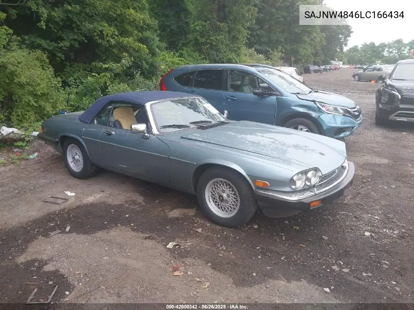 1990 Jaguar Xjs VIN: SAJNW4846LC166434 Lot: 42600342