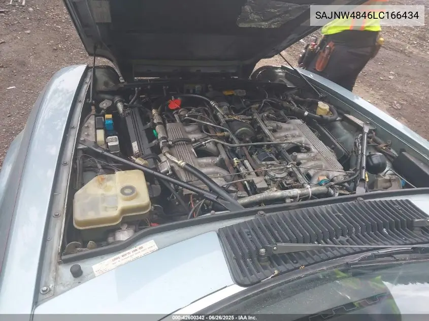 1990 Jaguar Xjs VIN: SAJNW4846LC166434 Lot: 42600342