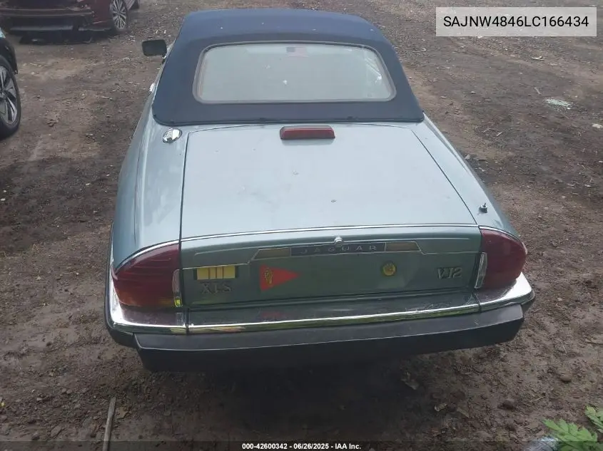 1990 Jaguar Xjs VIN: SAJNW4846LC166434 Lot: 42600342