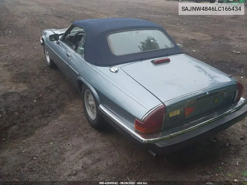 1990 Jaguar Xjs VIN: SAJNW4846LC166434 Lot: 42600342