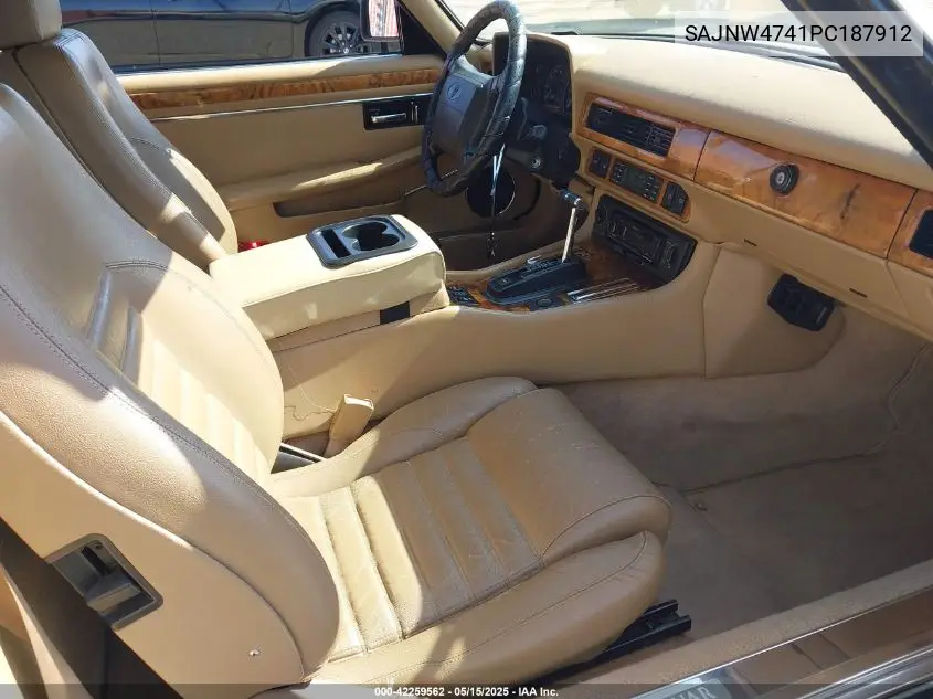 1993 Jaguar Xjs VIN: SAJNW4741PC187912 Lot: 42259562