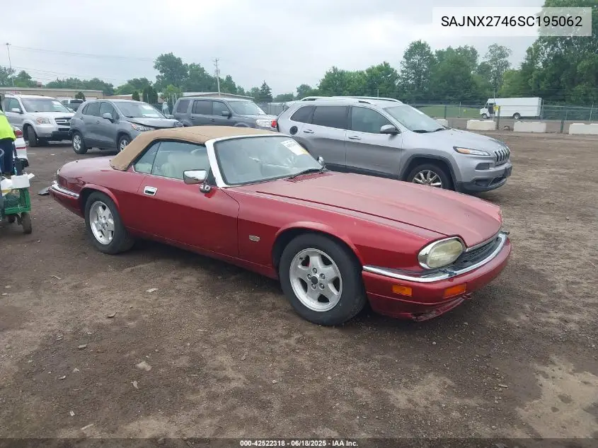 1995 Jaguar Xjs 2+2 VIN: SAJNX2746SC195062 Lot: 42522318