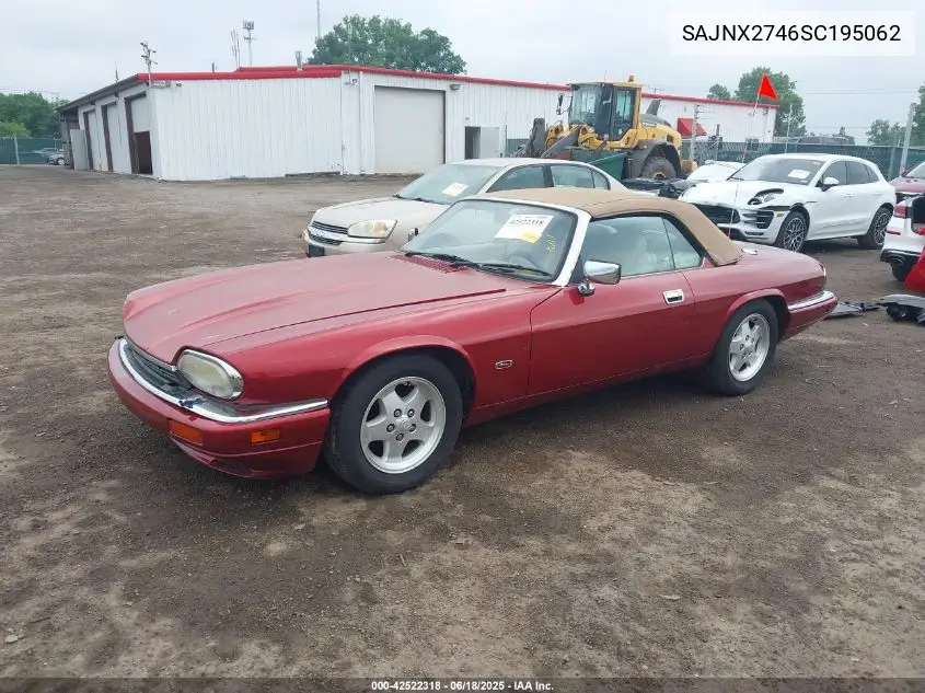 1995 Jaguar Xjs 2+2 VIN: SAJNX2746SC195062 Lot: 42522318