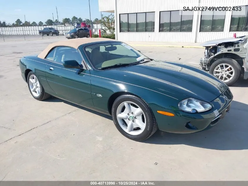 1997 Jaguar Xk8 VIN: SAJGX2749VC002433 Lot: 40713998