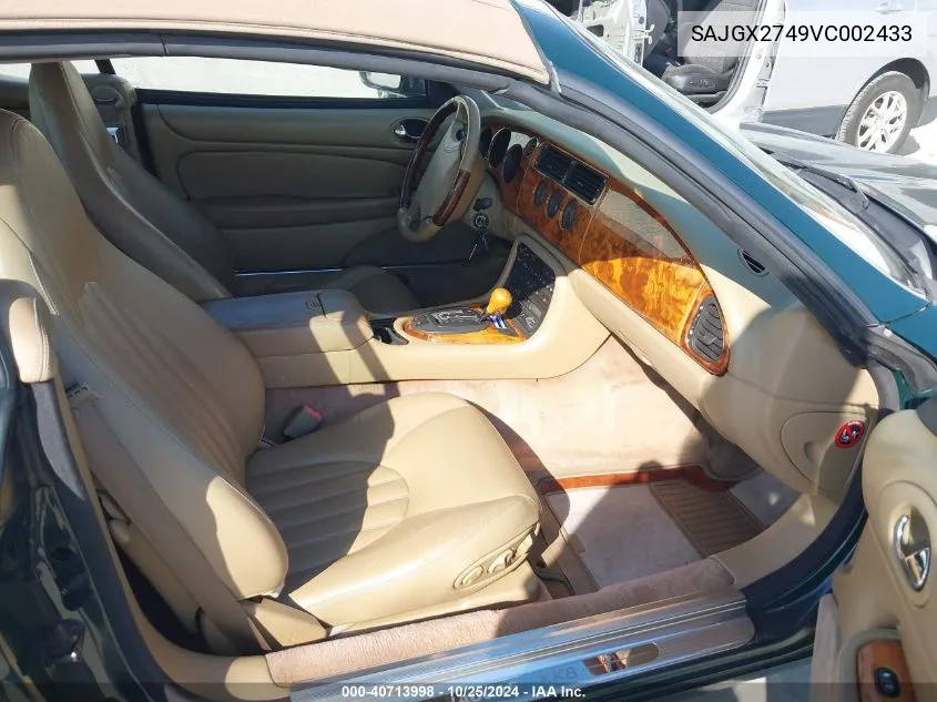 1997 Jaguar Xk8 VIN: SAJGX2749VC002433 Lot: 40713998