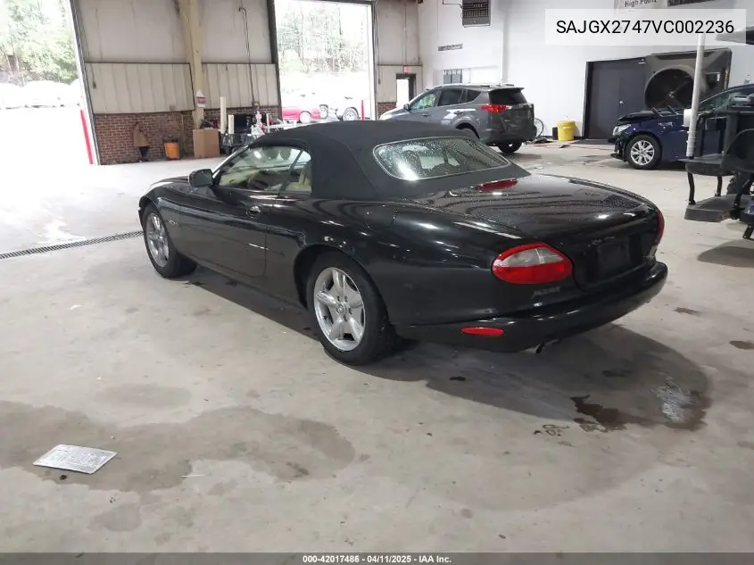 1997 Jaguar Xk8 VIN: SAJGX2747VC002236 Lot: 42017486