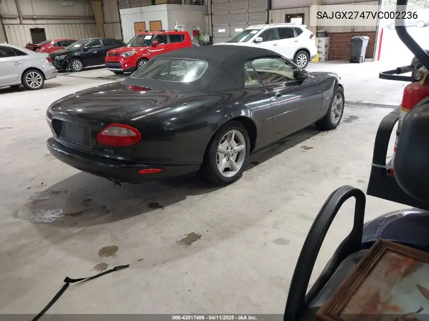 1997 Jaguar Xk8 VIN: SAJGX2747VC002236 Lot: 42017486