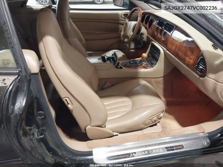 1997 Jaguar Xk8 VIN: SAJGX2747VC002236 Lot: 42017486