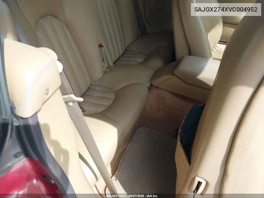 1997 Jaguar Xk8 VIN: SAJGX274XVC004952 Lot: 42211023