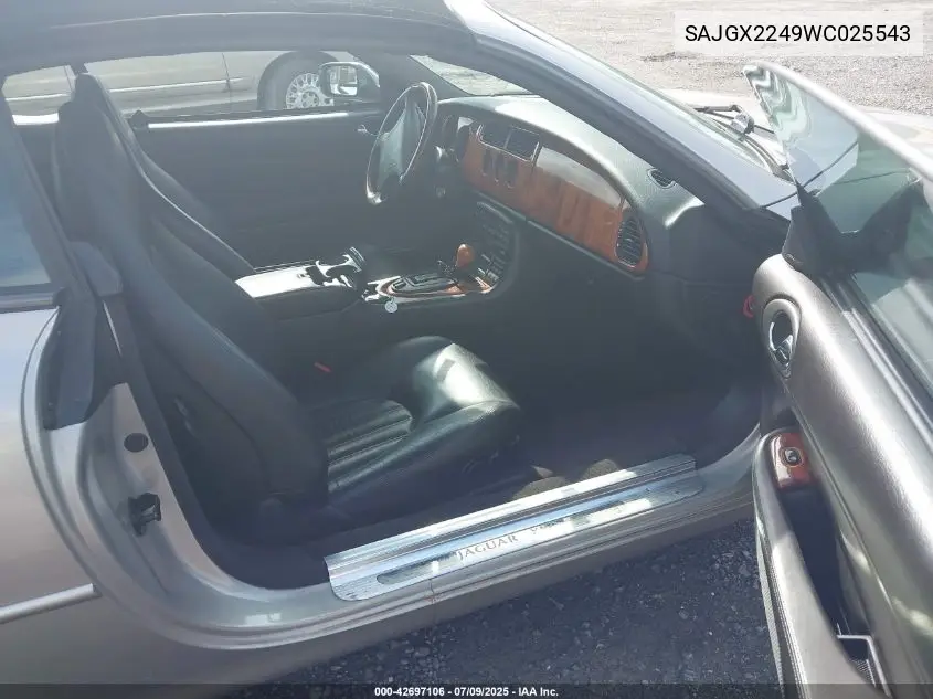 1998 Jaguar Xk8 VIN: SAJGX2249WC025543 Lot: 42697106