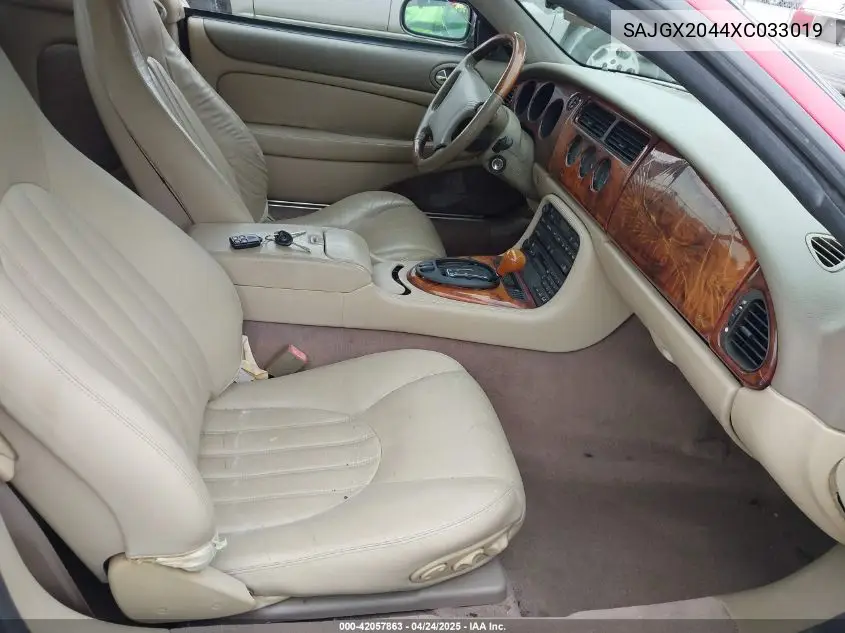1999 Jaguar Xk8 VIN: SAJGX2044XC033019 Lot: 42057863