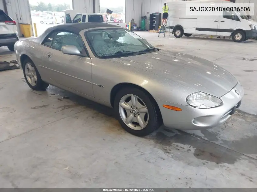 1999 Jaguar Xk8 VIN: SAJGX2048XC036506 Lot: 42798240