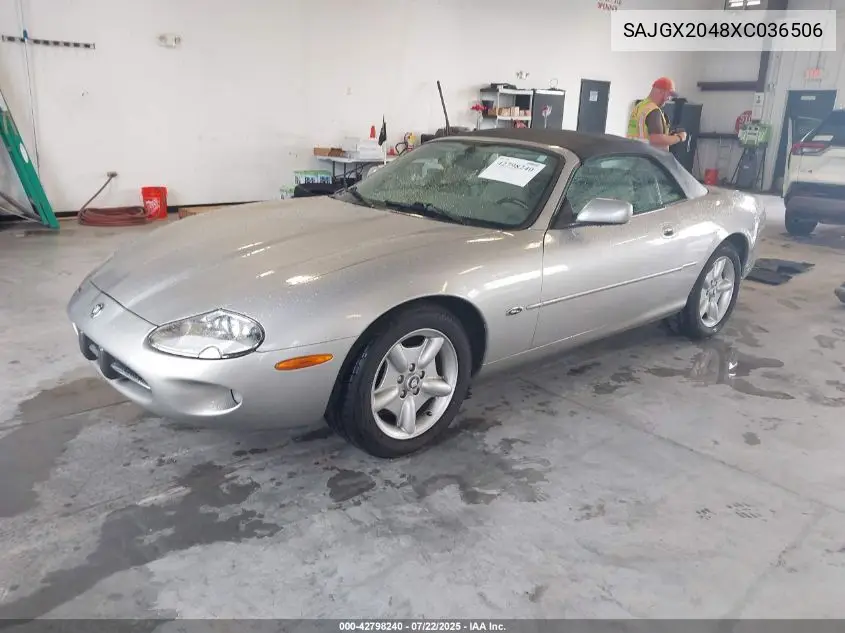 1999 Jaguar Xk8 VIN: SAJGX2048XC036506 Lot: 42798240