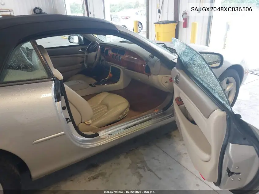 1999 Jaguar Xk8 VIN: SAJGX2048XC036506 Lot: 42798240