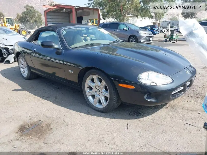 2000 Jaguar Xk8 VIN: SAJJA42C9YNA07614 Lot: 42594483