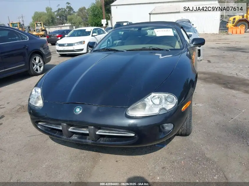2000 Jaguar Xk8 VIN: SAJJA42C9YNA07614 Lot: 42594483
