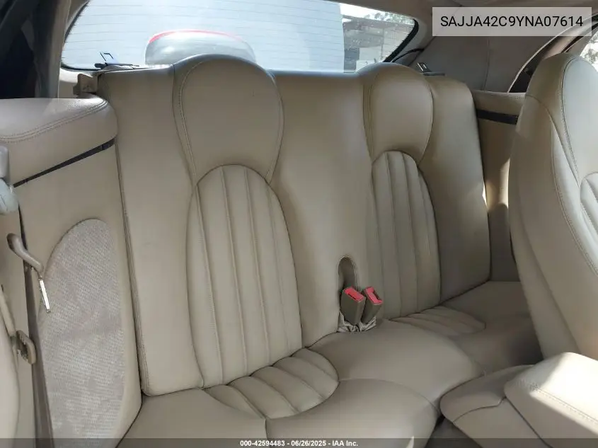 2000 Jaguar Xk8 VIN: SAJJA42C9YNA07614 Lot: 42594483