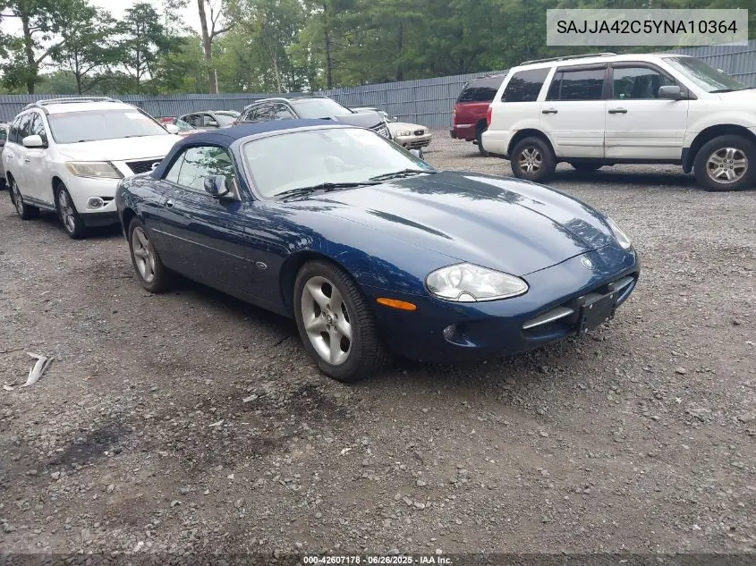 2000 Jaguar Xk8 VIN: SAJJA42C5YNA10364 Lot: 42607178