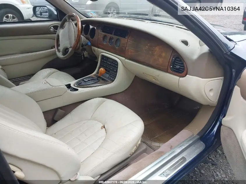 2000 Jaguar Xk8 VIN: SAJJA42C5YNA10364 Lot: 42607178