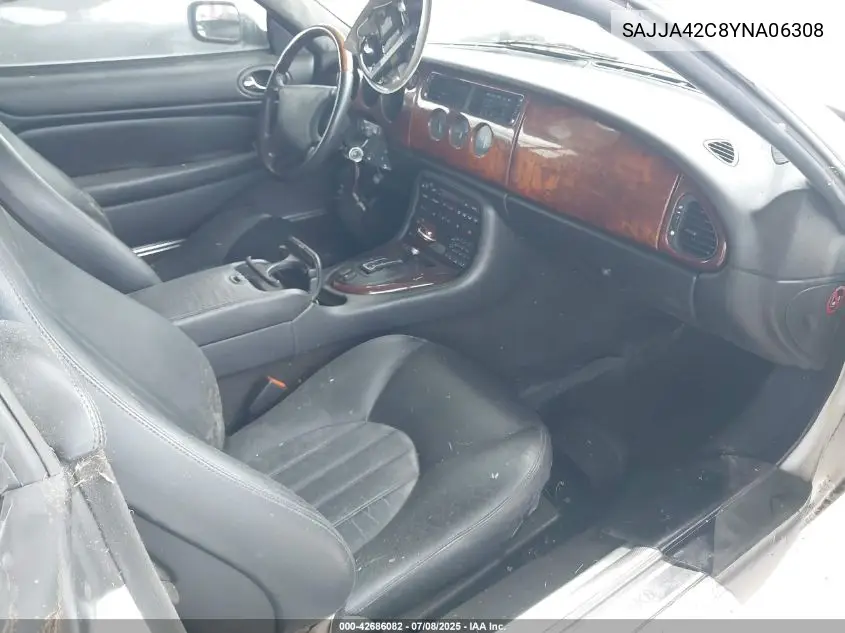 2000 Jaguar Xk8 VIN: SAJJA42C8YNA06308 Lot: 42686082