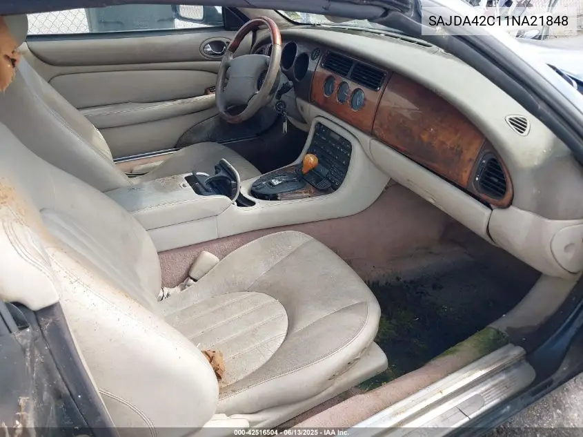 2001 Jaguar Xk8 VIN: SAJDA42C11NA21848 Lot: 42516504